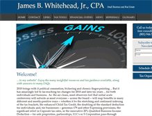 Tablet Screenshot of jimwhiteheadcpa.com